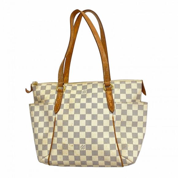 Louis Vuitton Damier Azur Totally PM Tote Bag N51261 White  Women's - Picture 1 of 10